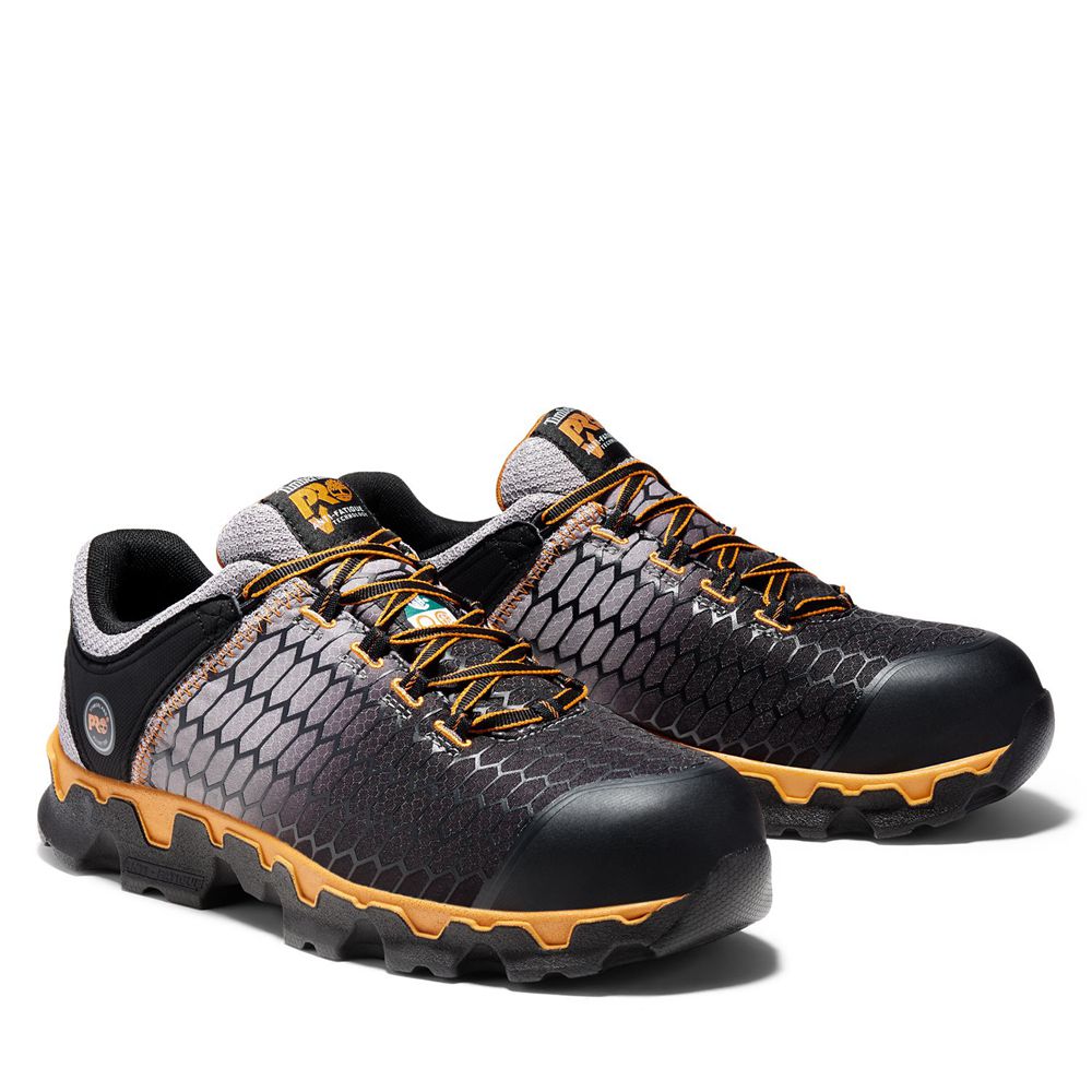 Tênis Masculino - Timberland Pro® Powertrain Sport Alloy Toe Work - TPSNX4120 - Cinzentas/Pretas